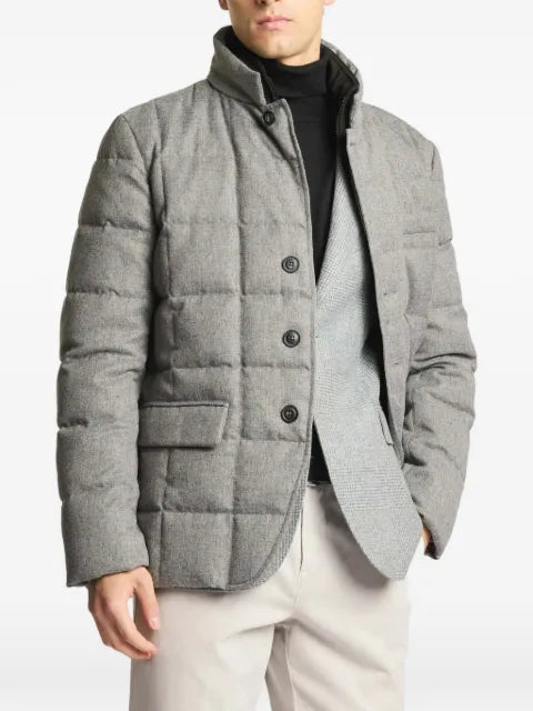 Fay quilted high-neck jacket