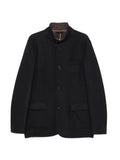 Mandelli cashmere high-neck blazer