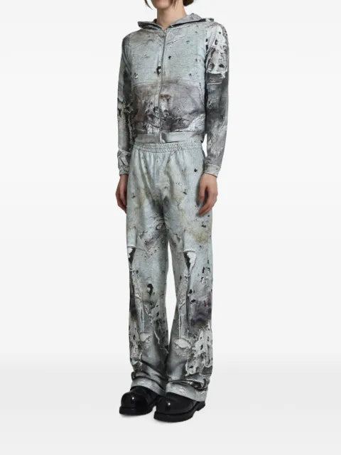 LA MASKARADE trompe-l'oeil-print hoodie