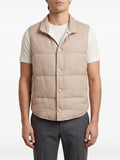 Brunello Cucinelli padded button-down waistcoats