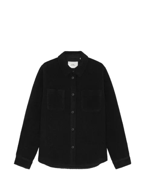 Les Deux bouclé patch-pocket shirt jacket