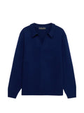 Brooks Brothers open-collar lambswool sweater