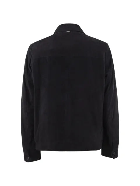 Herno bottom-down suede jacket