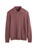 slowear half-zip cashmere sweater