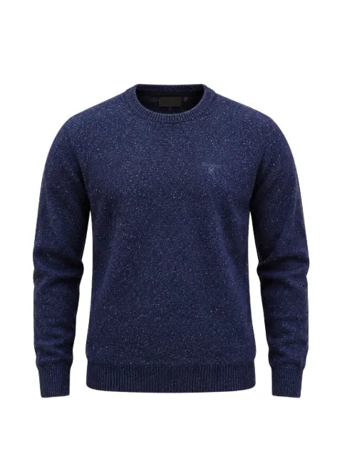 Barbour flecked-knit wool sweater