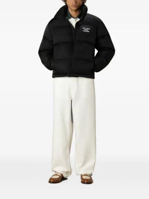Drôle De Monsieur slogan-print padded jacket