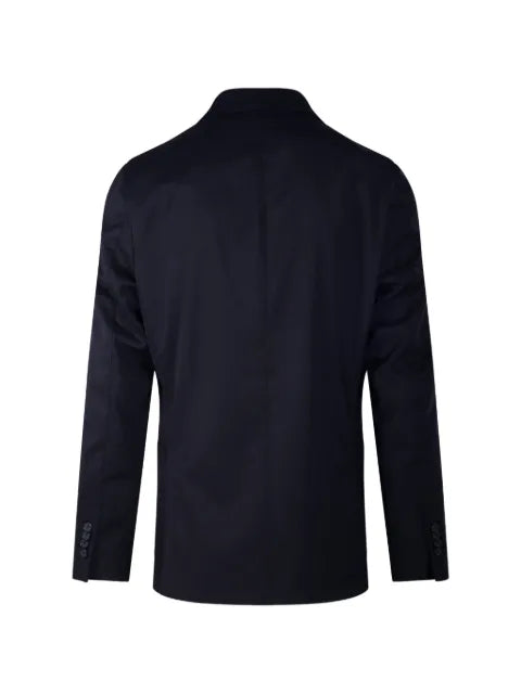 Santaniello single-breasted notched-lapel blazer