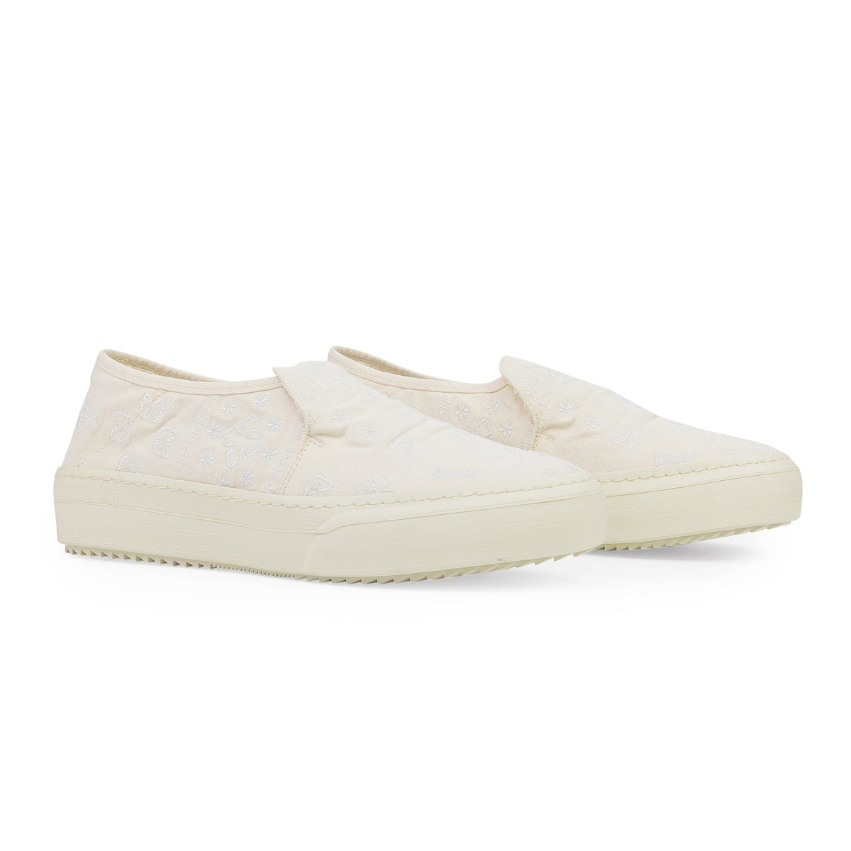 White Slip On Sneakers