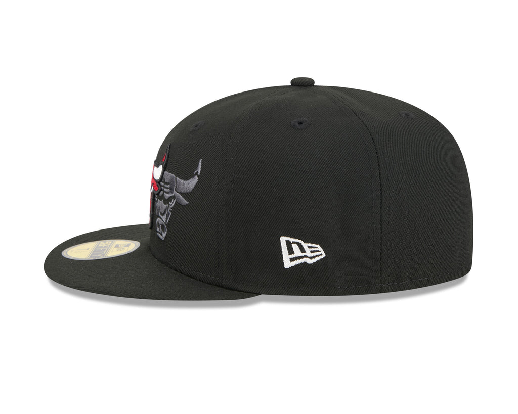New Era 5950 Chicago Bulls Tri Hit Fitted Hat
