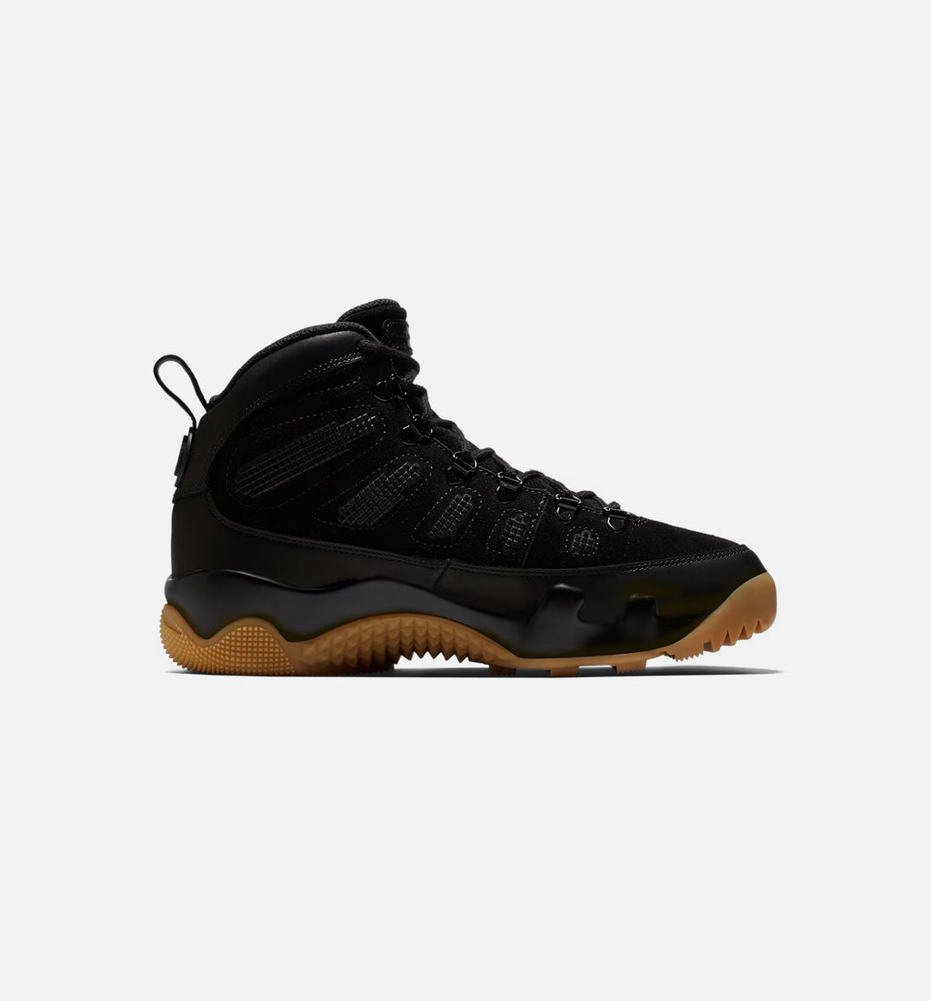 Air Jordan 9 Retro Men's Casual Boots - Black/Gum/Light Brown