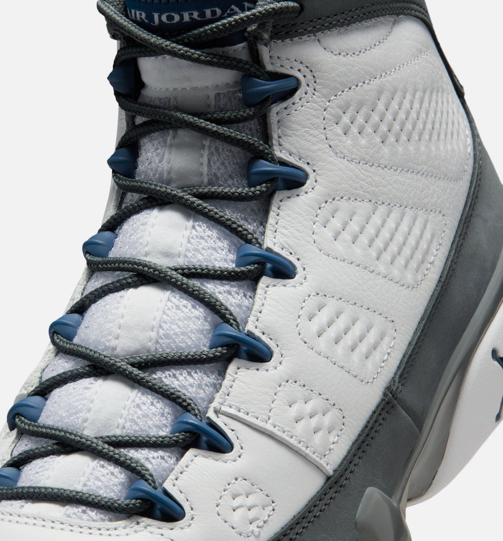 Air Jordan 9 Retro Flint – Men's Lifestyle Shoe | White/French Blue/Flint Grey