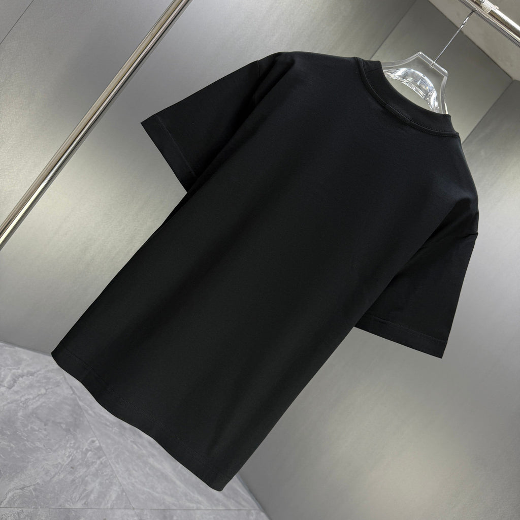 Moncler Oversized Circle Logo T-Shirt Black