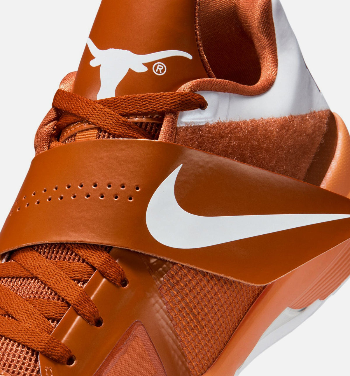 Zoom KD 4 Texas Longhorns Men's Sneakers - Desert Orange/White