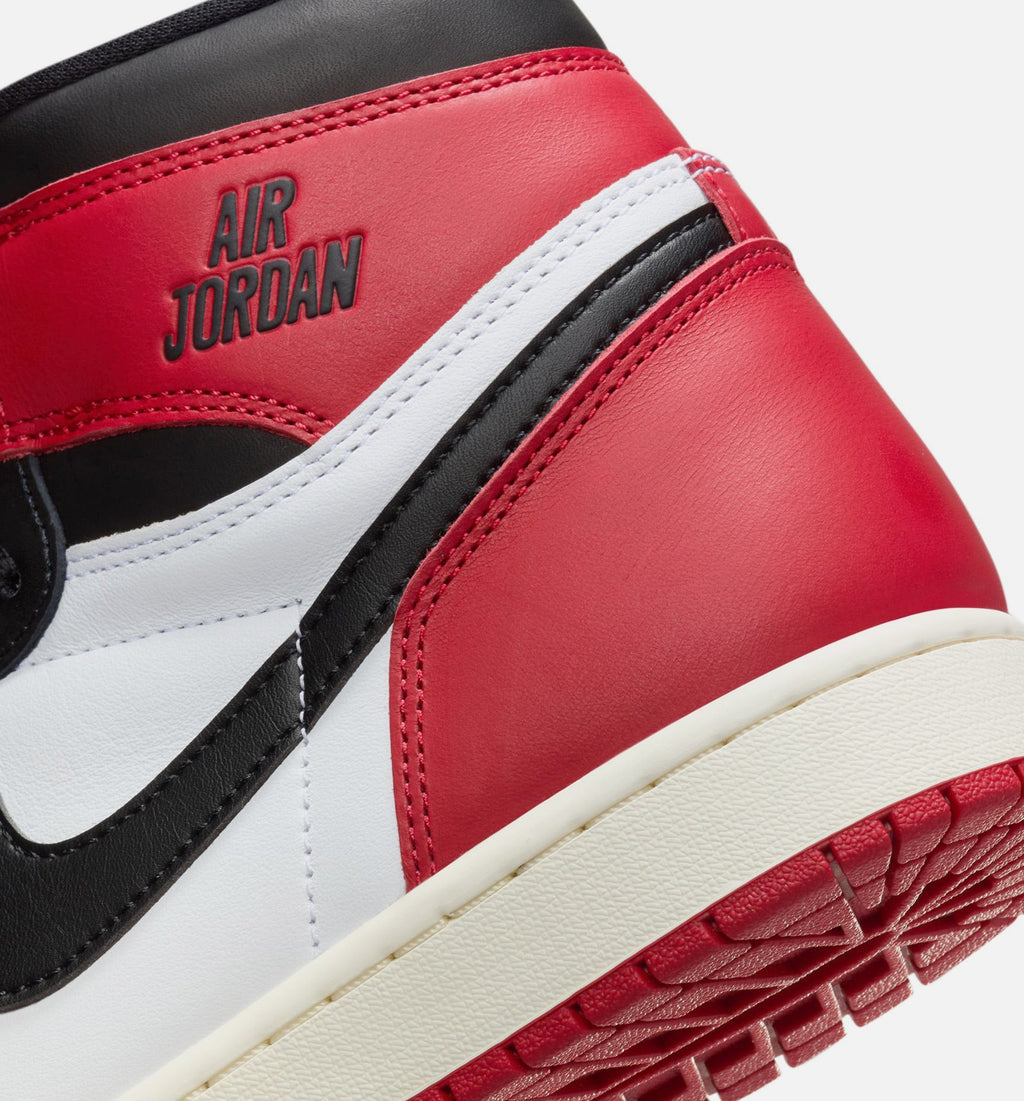 Air Jordan 1 Retro High OG Black Toe – Men's Lifestyle Shoe | White/Black/Varsity Red/Sail