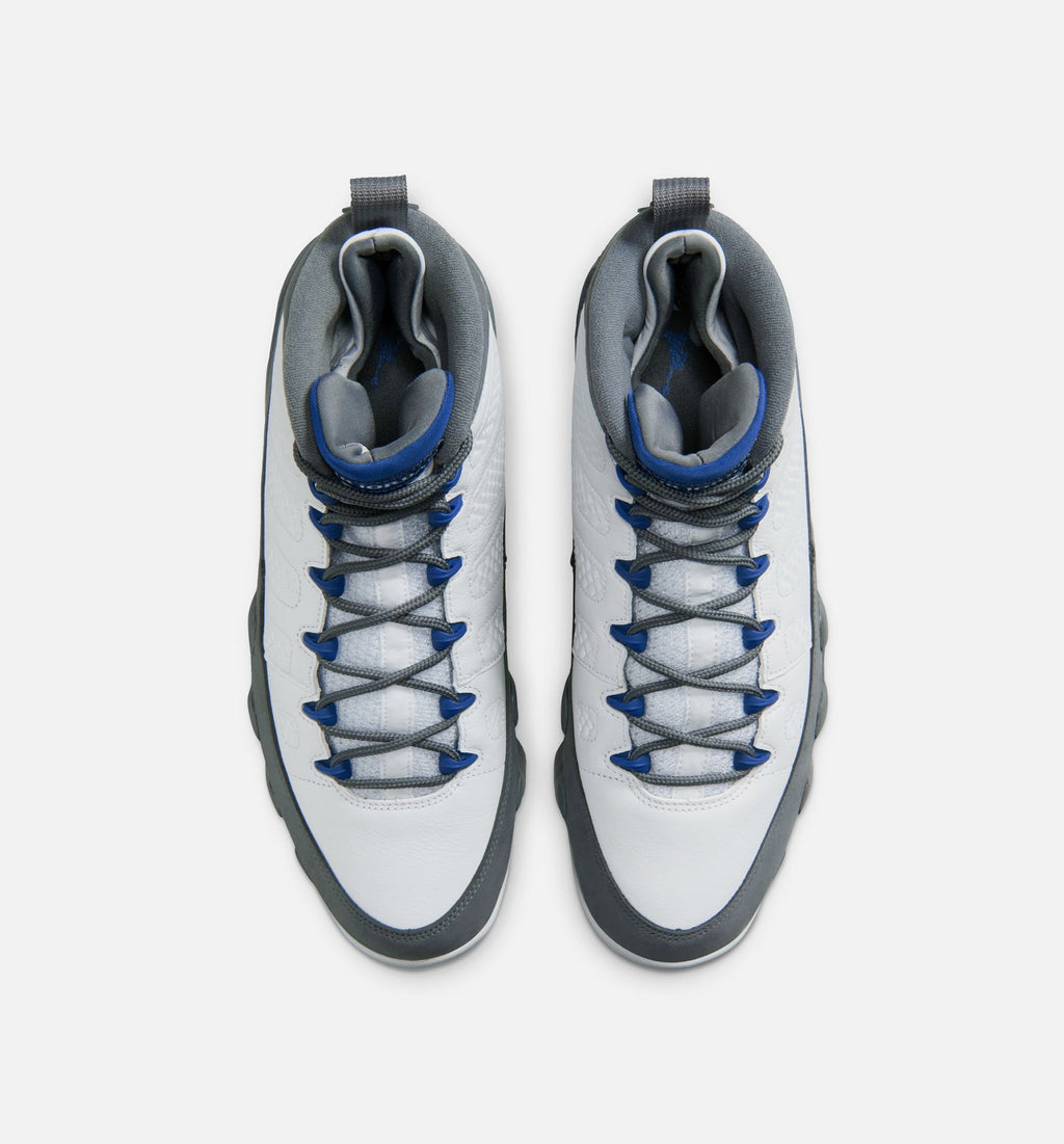 Air Jordan 9 Retro Flint Grey and French Blue Men's Shoes