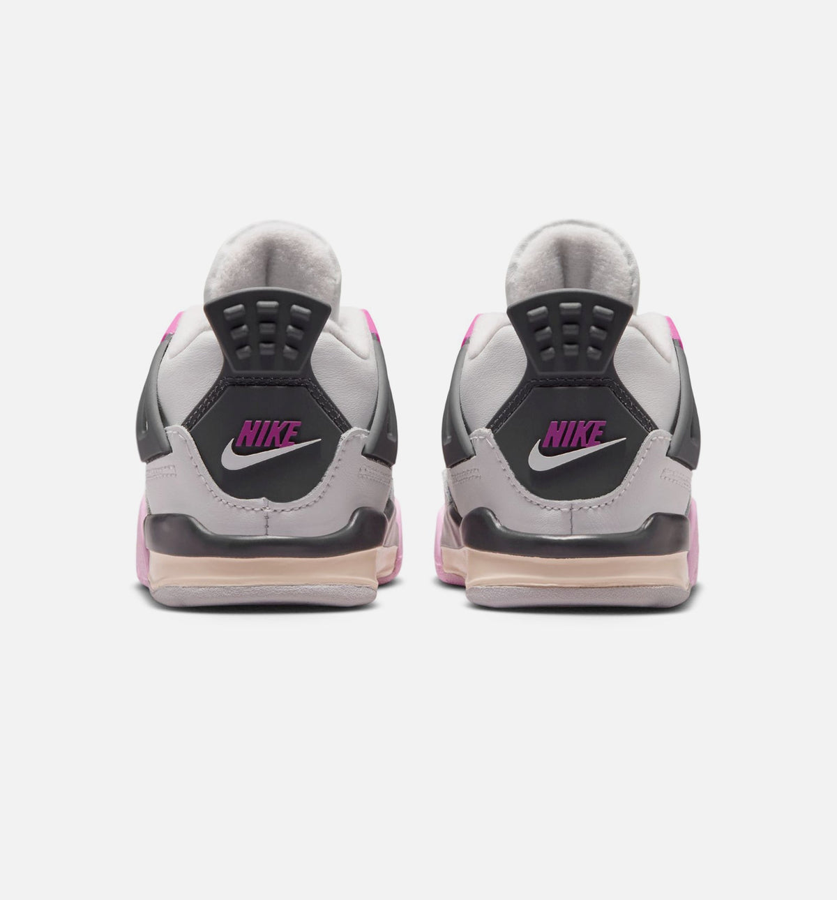 Air Jordan 4 Retro "Comic" Infant/Toddler Lifestyle Shoes – Off White/Fire Pink/Anthracite