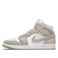 Air Jordan 1 Mid 'College Grey Linen' 554724-082