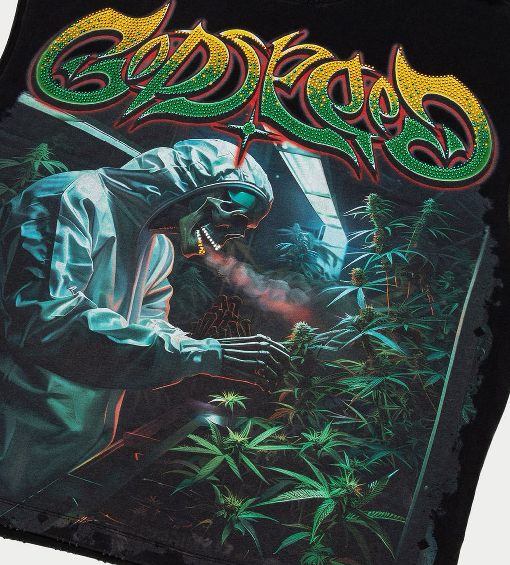Godspeed 420 Indoor VVS Sleeveless Tee Black