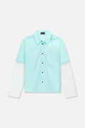 RTA Erik Shirt With Contrast Sleeves