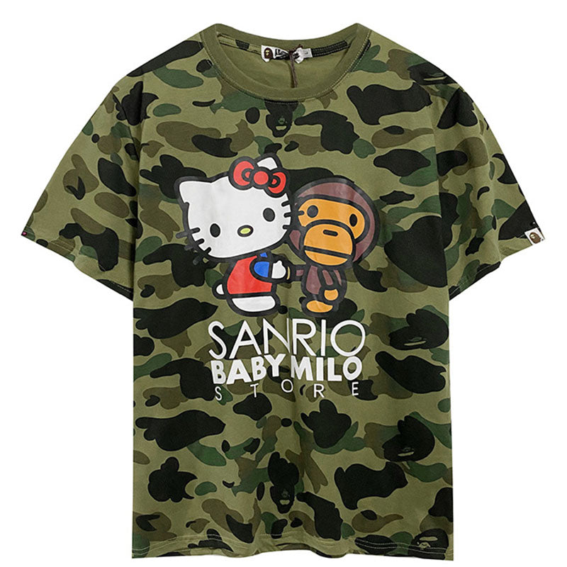 BAPE x Sanrio Hello Kitty Baby Milo Men's T-Shirt - White