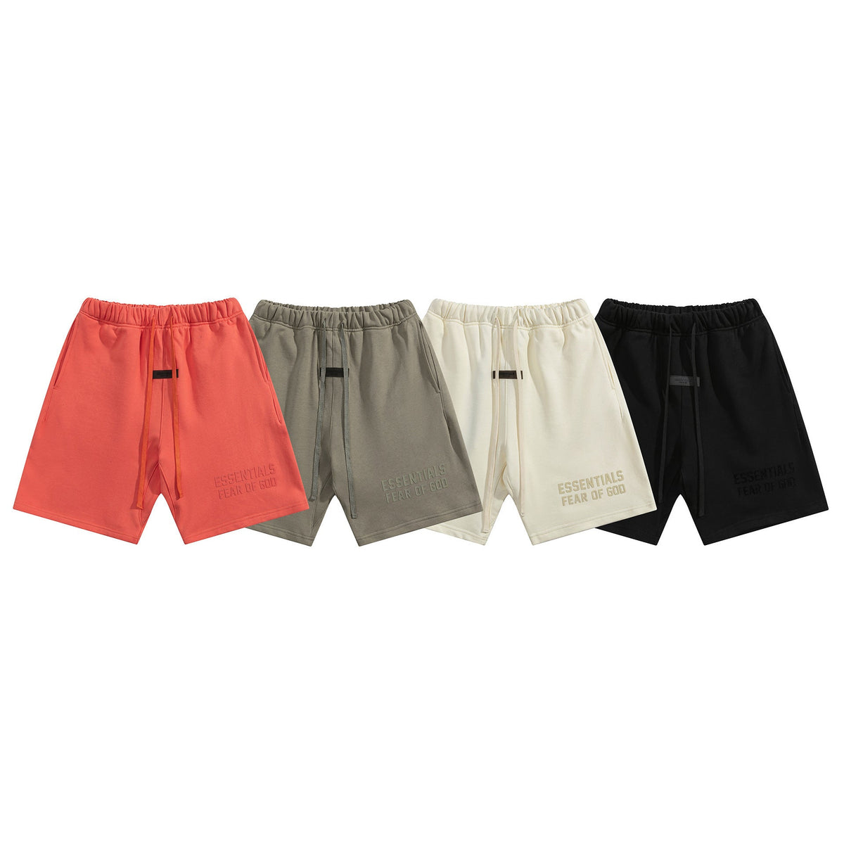 Fear Of God Essentials Multi‑Letter Logo Sweat Shorts Streetwea