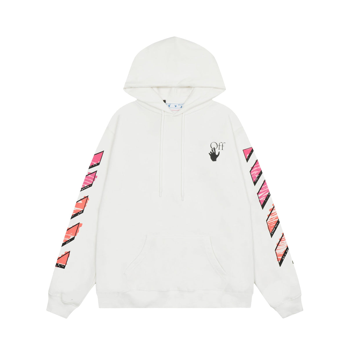 Off‑White Multi‑Arrow Abstract Graphic Oversized Hoodie Streetwear