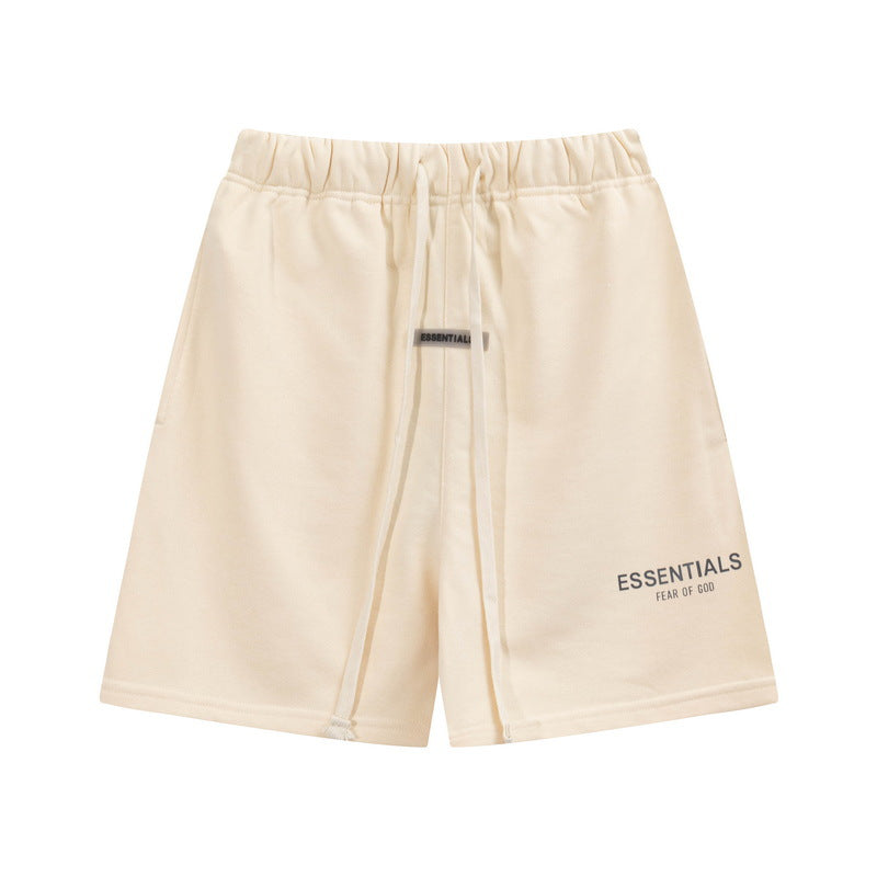 Fear Of God Essentials Reflective Letter Casual Loose Shorts Unisex