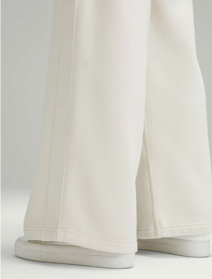 Scuba Mid-Rise Wide-Leg Pant *Waffle
