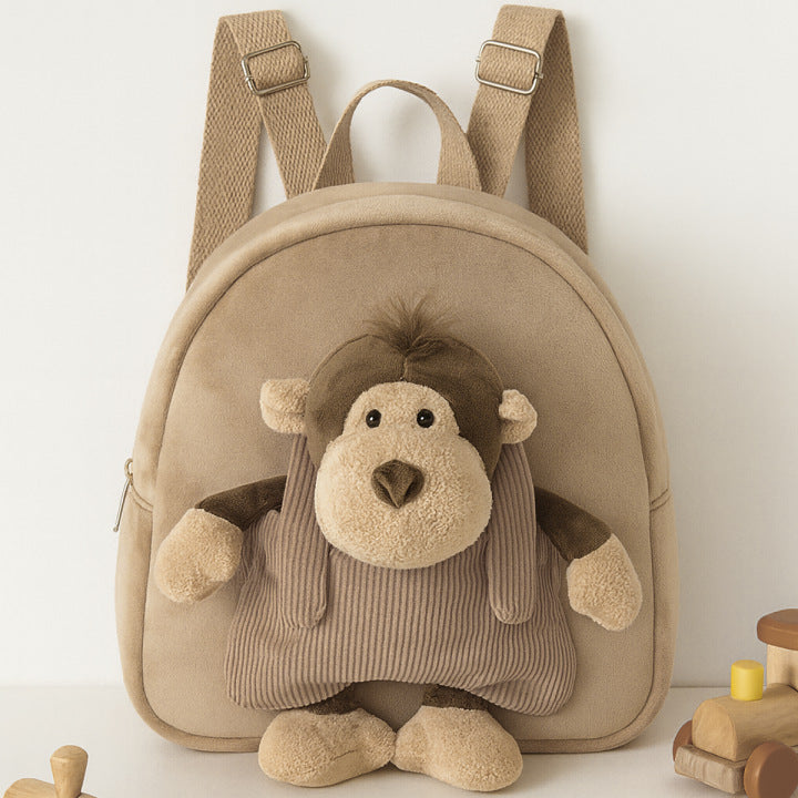 Monkey Plush Toys Backpack
