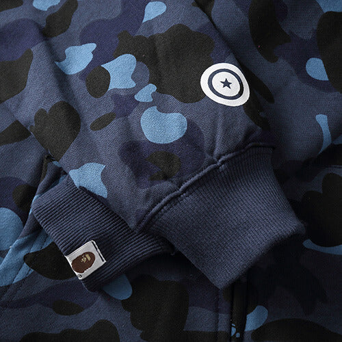 BAPE Navy Blue Camo Shark Hoodie