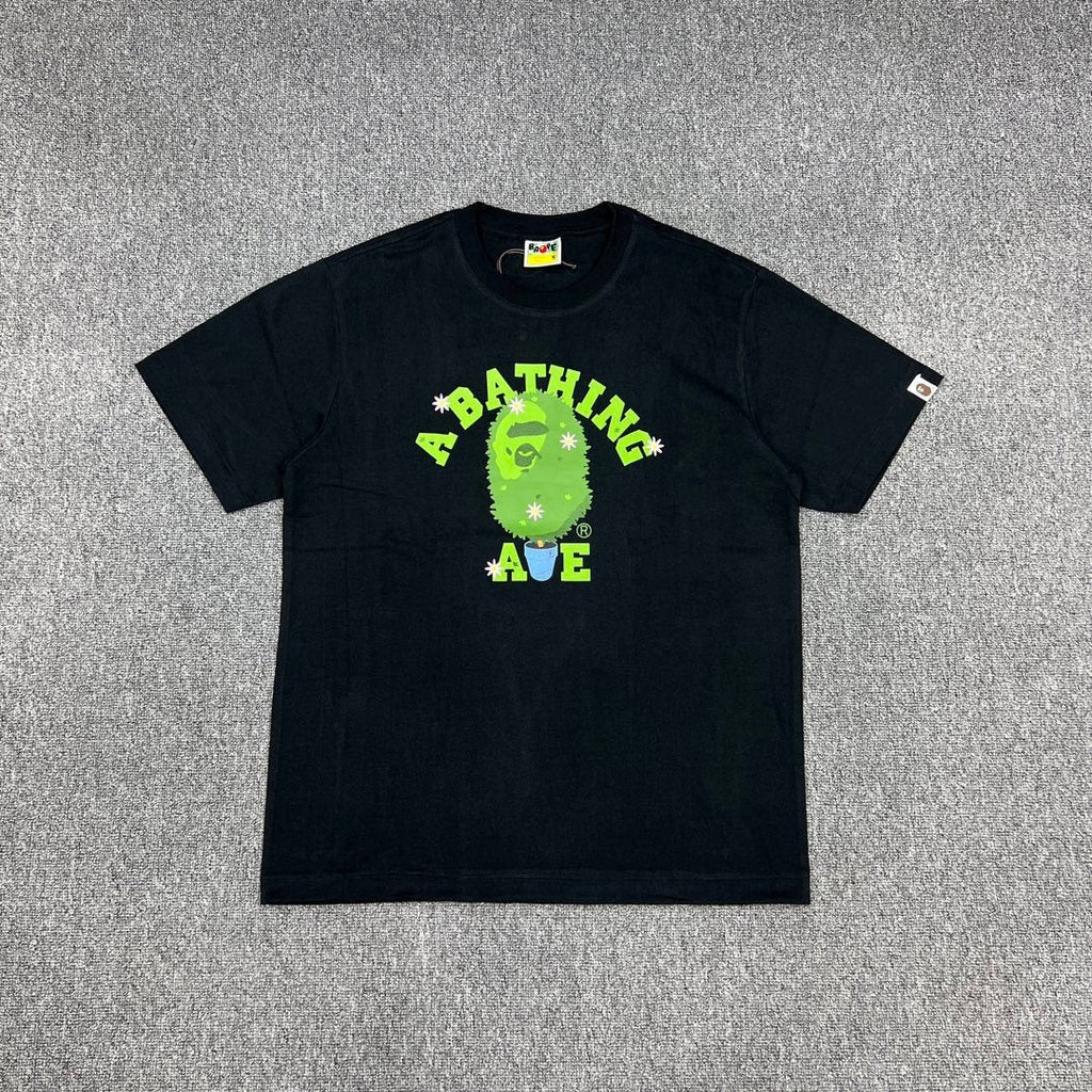 BAPE Green Camo Face Graphic T-Shirt