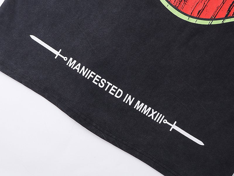 Godspeed Dog & Moon Graphic Washed T-Shirt