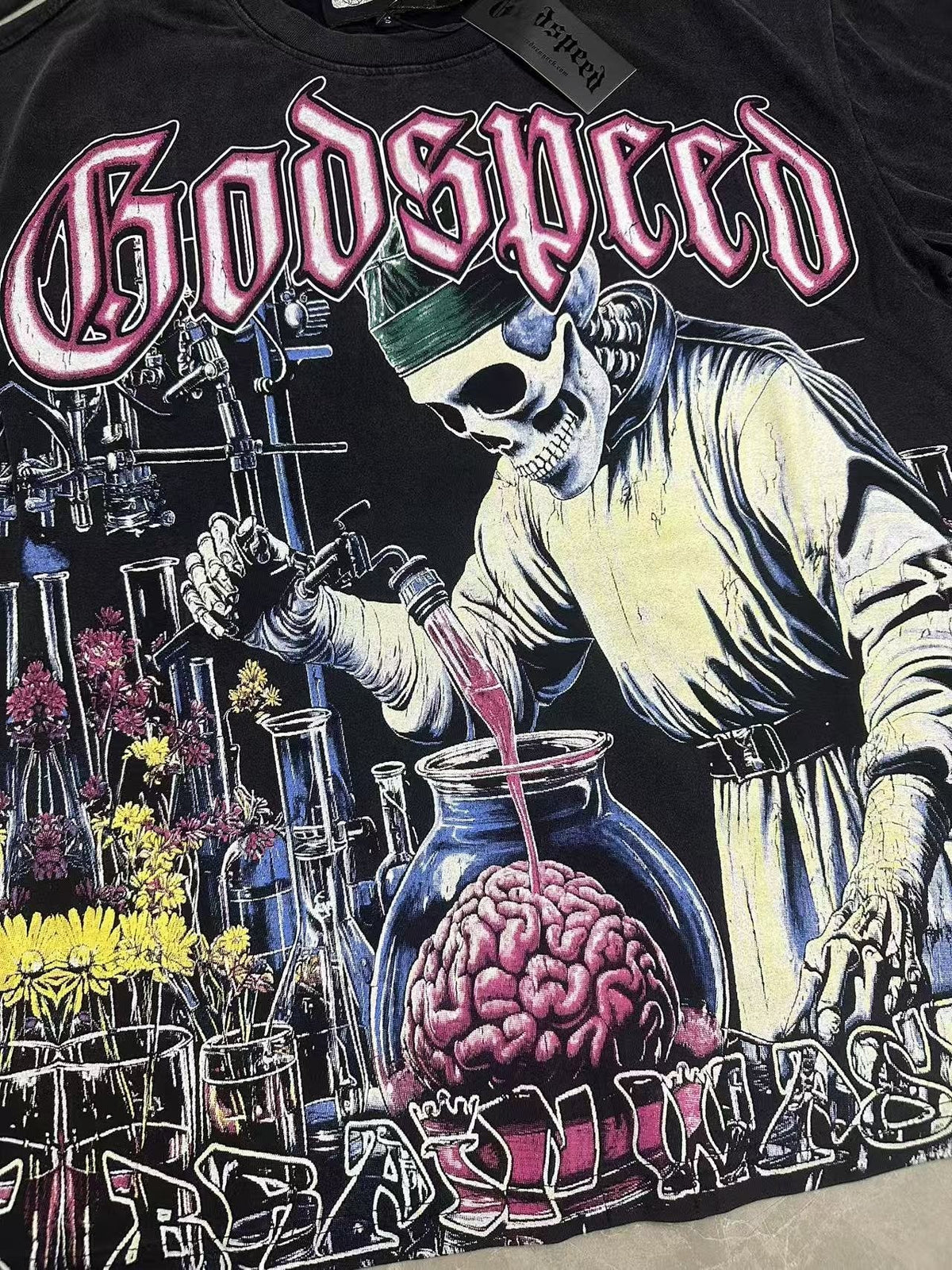 Godspeed Brain Wash Graphic T-Shirt