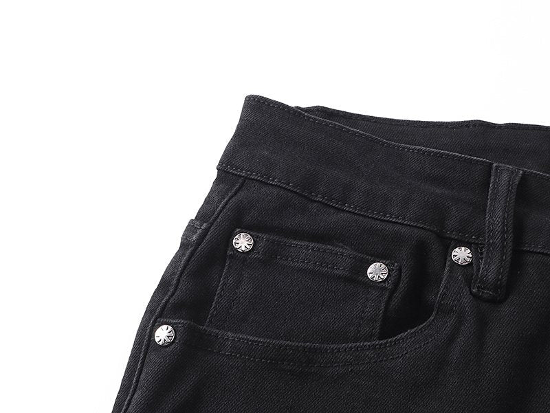 LOSTSHDWS Flower Embellished Flare Jeans