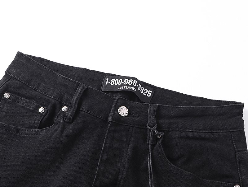 LOSTSHDWS Flower Embellished Flare Jeans
