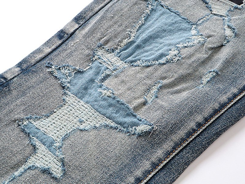 Purple Brand Distressed Flared Jeans