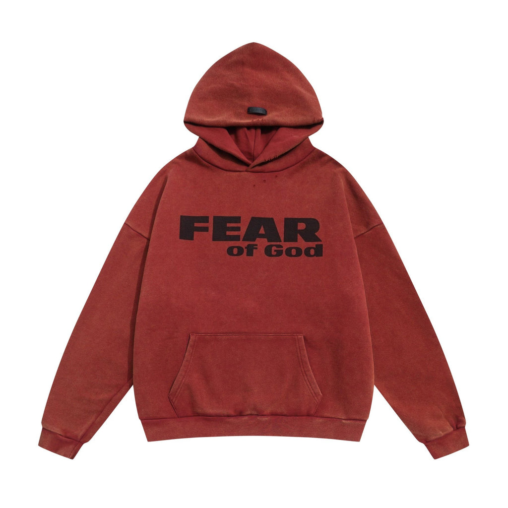 Fear of God Washed Graphic Pullover Hoodie