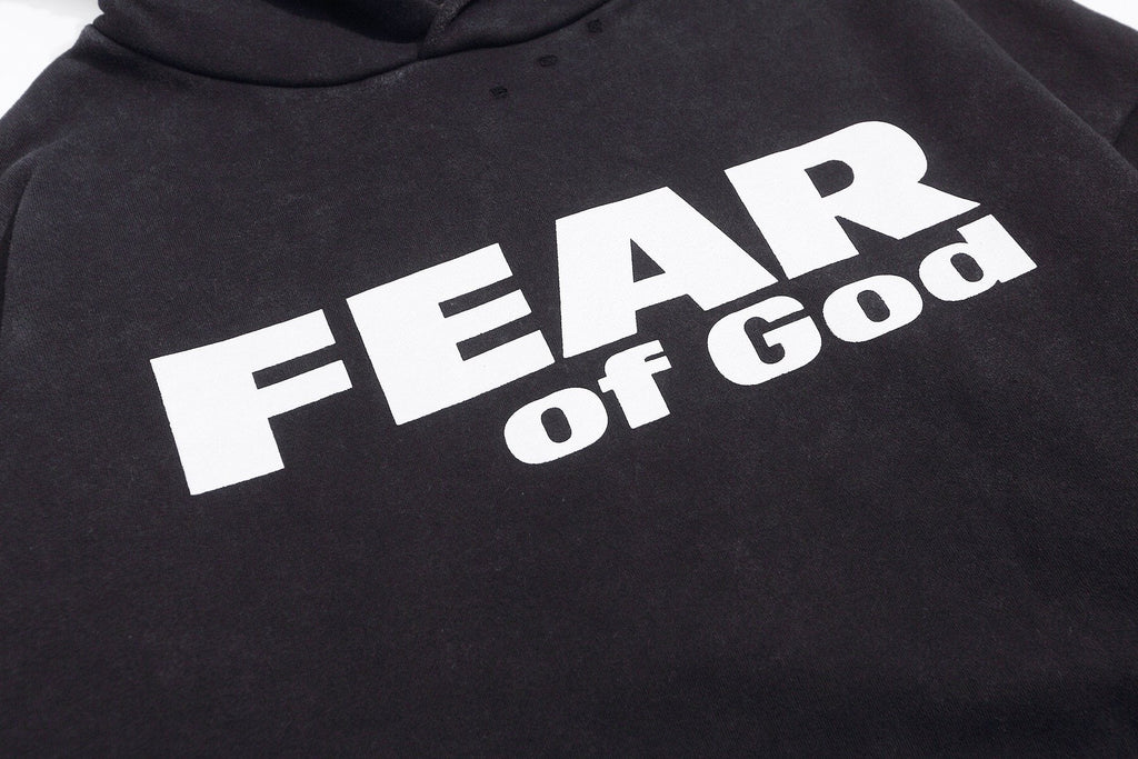 Fear of God Washed Graphic Pullover Hoodie