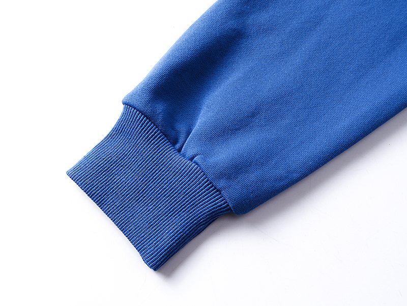 MIXED EMOTION Blue Rhinestone Zip Hoodie
