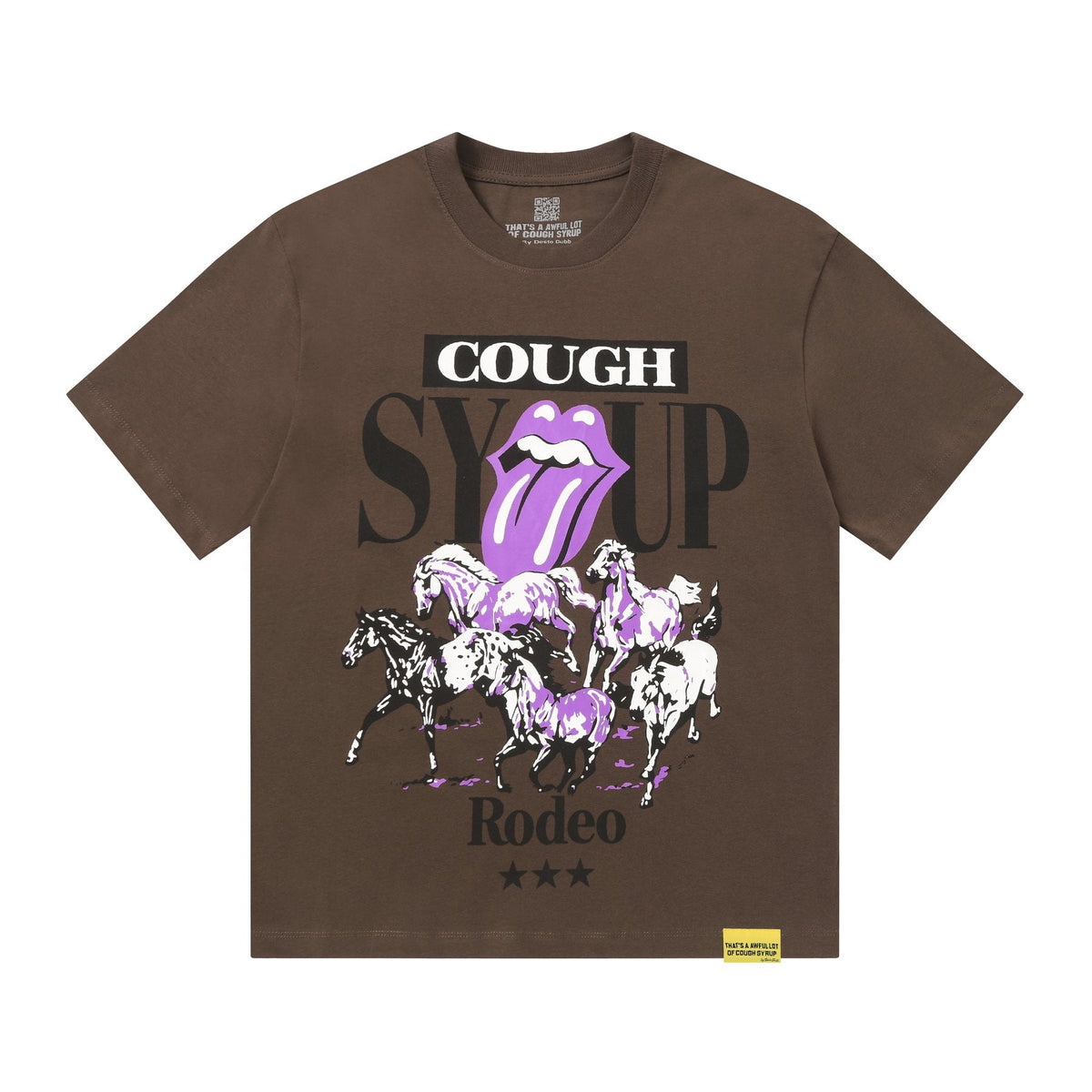 THAT'S A AWFUL LOT OF COUGH SYRUP Front & Back Graphic T-Shirt
