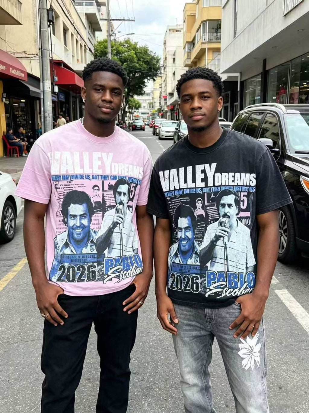 VALLEY Portrait Graphic Short-Sleeve T-Shirt