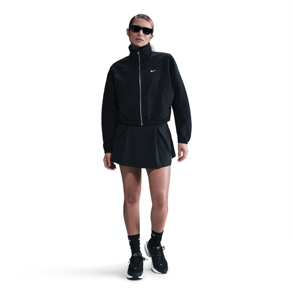 Wmns Nike Sportswear Everything Wovens Jacket 'Black/White'