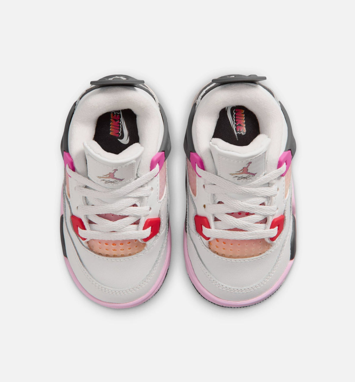 Air Jordan 4 Retro "Comic" Infant/Toddler Shoe – Off White/Fire Pink/Anthracite