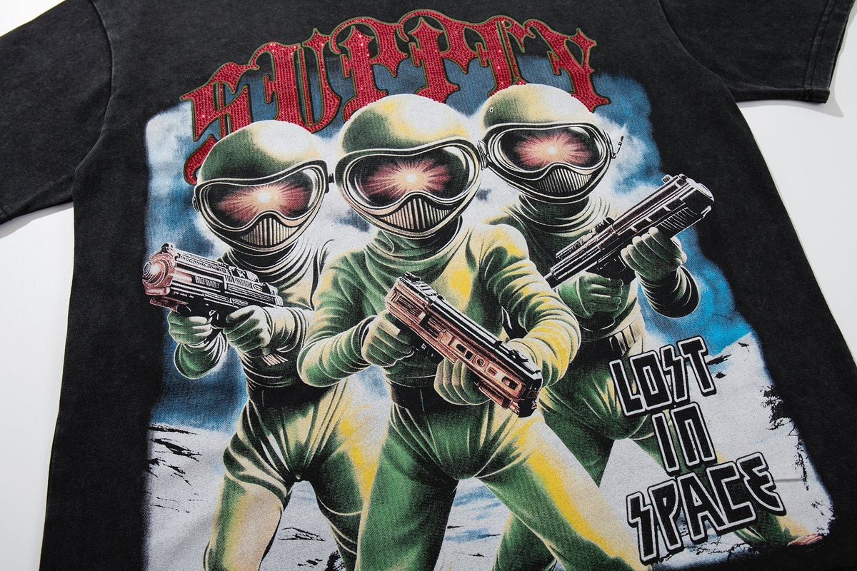 SUPPLY TEE Astronaut Graphic Short-Sleeve T-Shirt