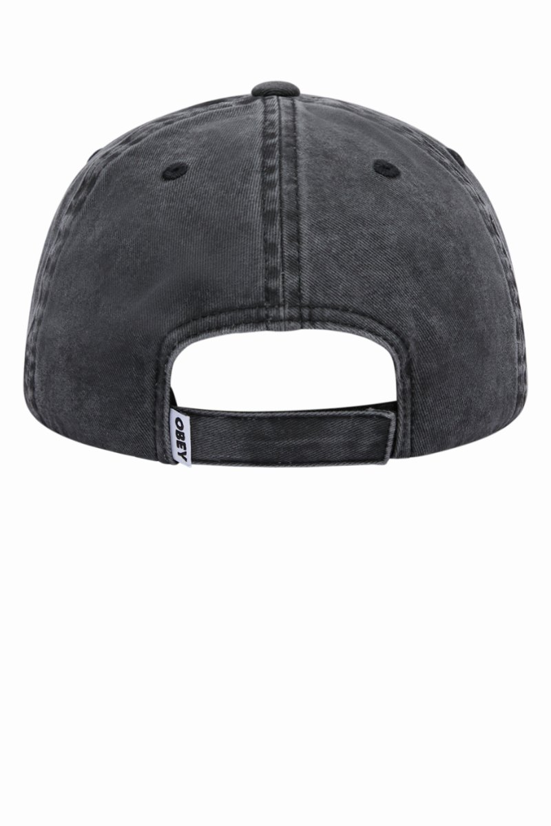 OBEY STATIC 6 PANEL CAP Pigment Black
