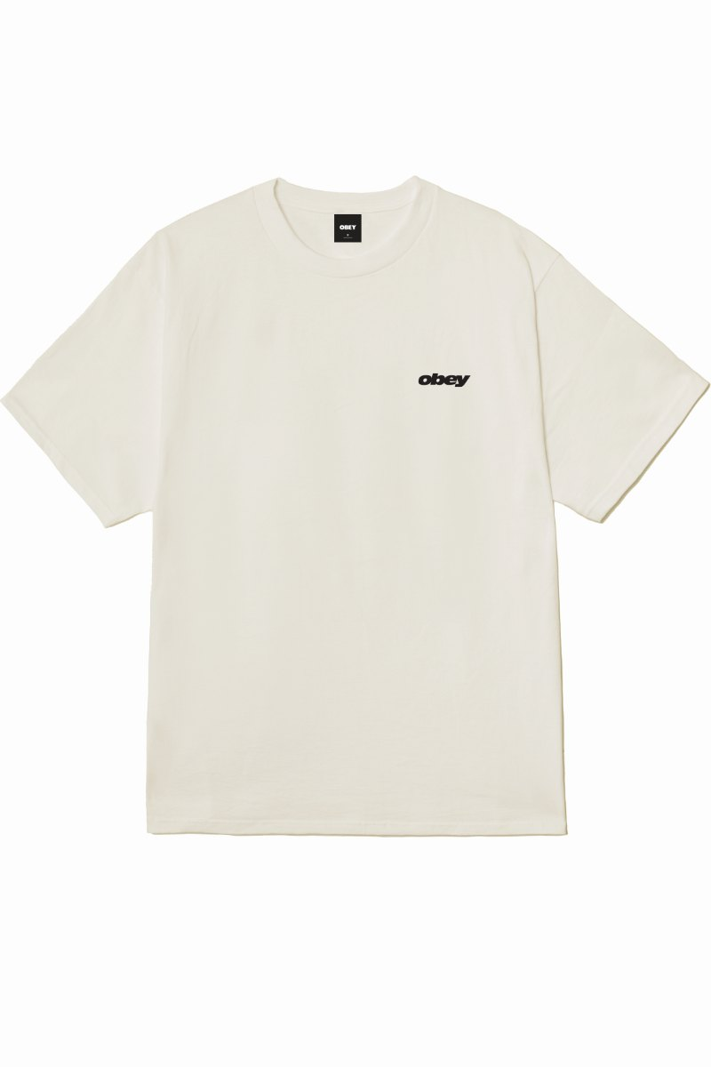 OBEY STRONGER TOGETHER T-SHIRT Vintage White