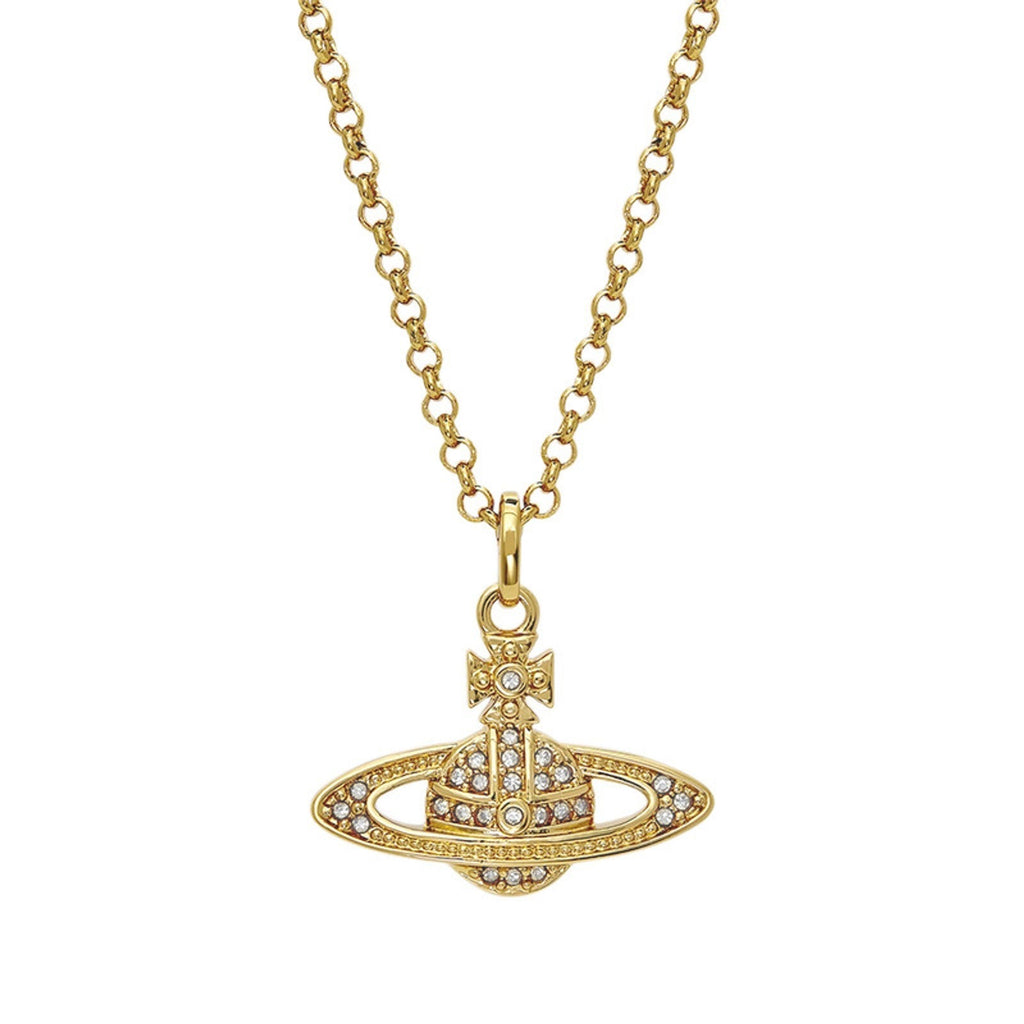 Vivienne Westwood Style Layered Chain Orb Necklace