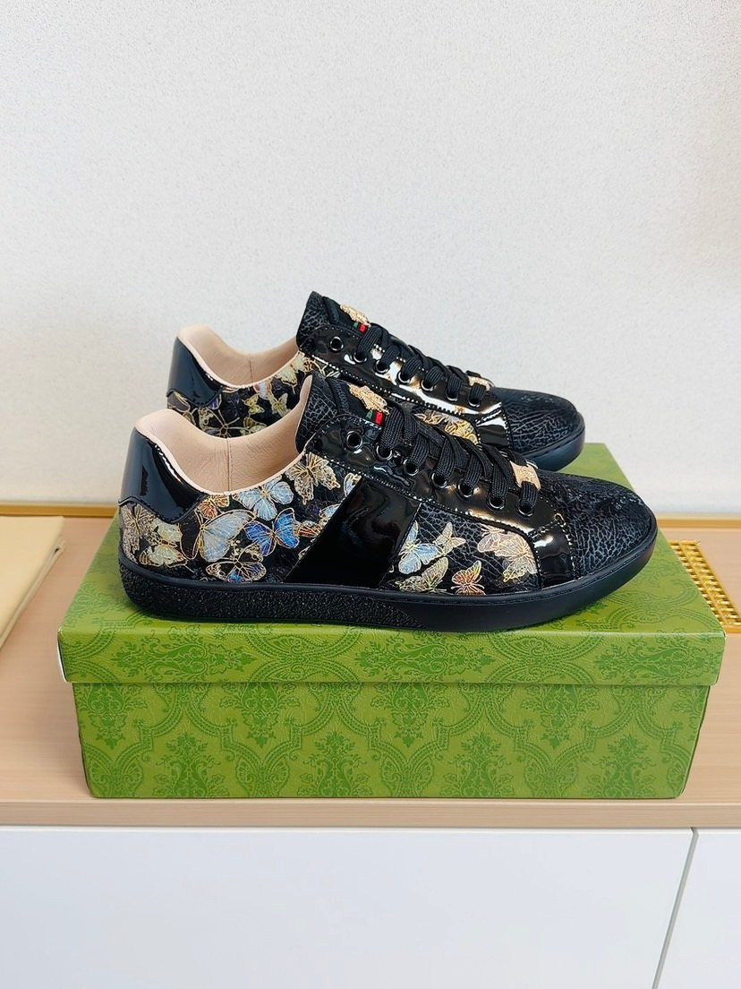 Gucci Floral Panel Sneakers