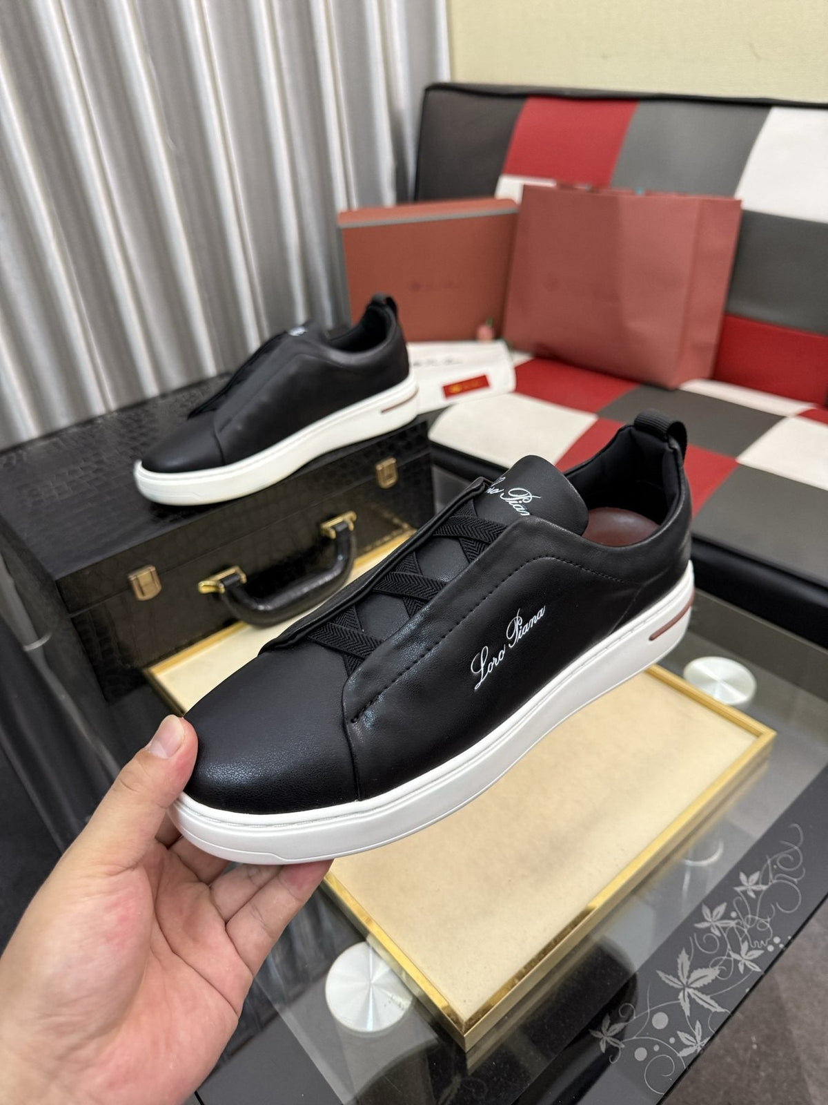 Loro Piana Slip-On Sneakers