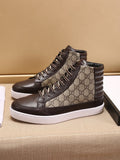 Gucci Men's GG-Pattern High-Top Sneakers